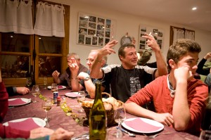 Singing a harvest song @ Ravaut