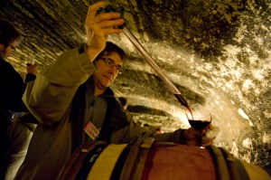 tasting CuvéDocteur Peste in the old Hospices cellars