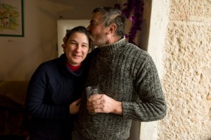 The affectionate Monsieur Renaud and his wife.