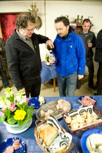 Eric Marey entertains at Pernand