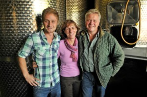 Julian, Barbara and Bernard Huber of Baden in Southern Germany