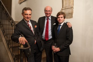 Pianist Michel Dalberto and Bernard Hervet with his cellist son Charles
