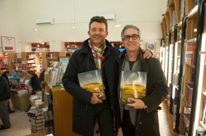 Two the boys from Quebec who took home the President's barrel still have enough euros for a couple of books !