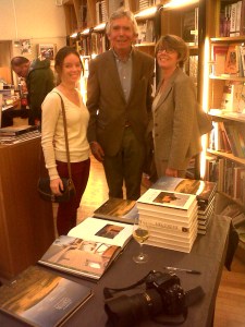Clementine and Christine Dubreuil along with Jean-Charles de la Morinière offer moral support.