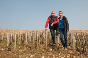 Jean Grivot and daughter Mathilde in Vosne-Romanée Aux Brûlées