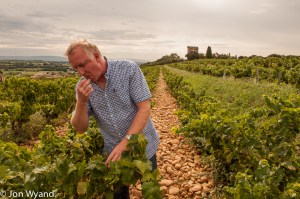 Vincent Avril in Clos des Papes Châteauneuf du Pape