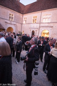 Jean-Louis Bernuy gets ready for a long evenings work ahead