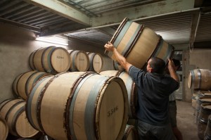 Getting the barrels ready at Chartron