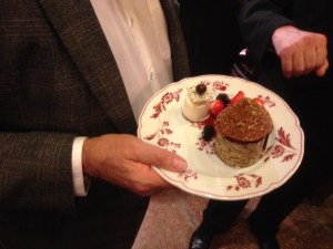 Jean Robert Pitte's dessert, I'm pleased to say there was enough for everyone and it was delicious.