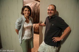 Isabelle and brother Christophe Sabon in Couthézon bear Châteauneuf du Pape