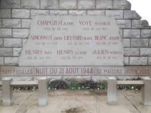 Comblanchien memorial.