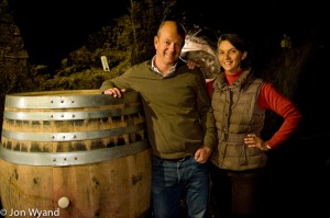 Brother and sister Francois and Claude de Nicolay at Domaine Chandon de Briailles in Savigny-les-Beaune