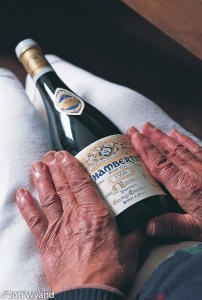 Charles doing a little labelling