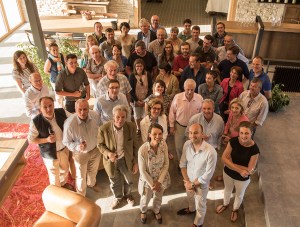 Erwan Faiveley's bottle party at the new La Framboisiere winery in Mercurey.