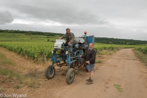 Brothers Yves and Jean-Pierre, somewhere in Les Echézeaux...