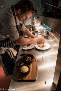 Chef Ed on the pass