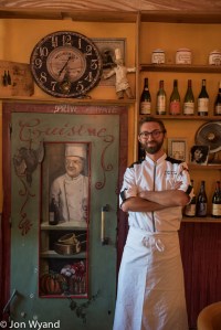 Romain Escoffier at his Table du Square