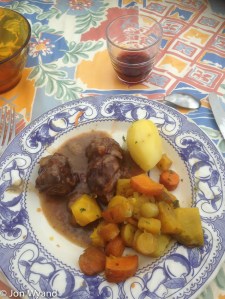 Then boeuf bourguignon with organic carrots