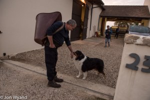 Fusain checks ID at the gate.