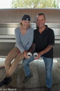 and tasting the juice !