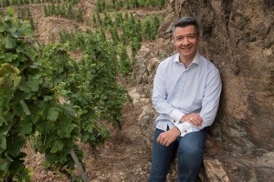 Philippe Guigal perching in La Mouline