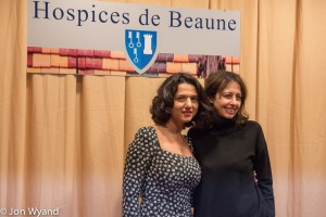 as the celebrity auctioneers arrive to raise money for their charities