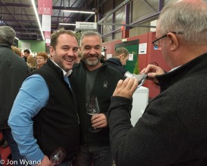 Greg Love with new camera meets Nicolas Rossignol and friend