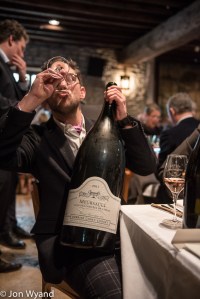 And the bottles are opened.