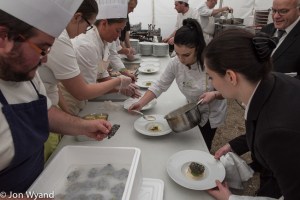 The food is on the way.